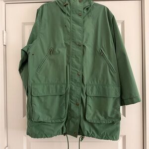 Vintage Eddie Bauer Green Hooded Jacket